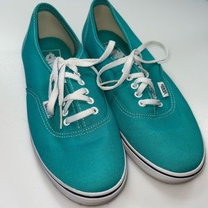 Vans Teal Blue Lace Up Sneaker
